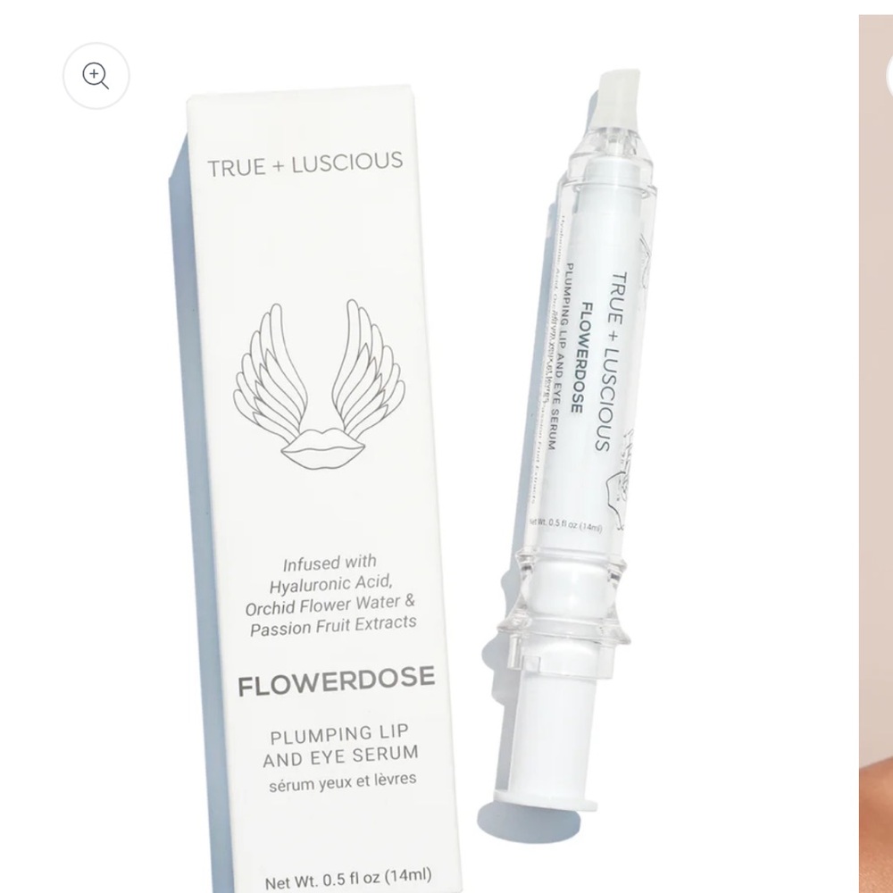 True + Luscious Flowerdose Plumping Lip and Eye Serum